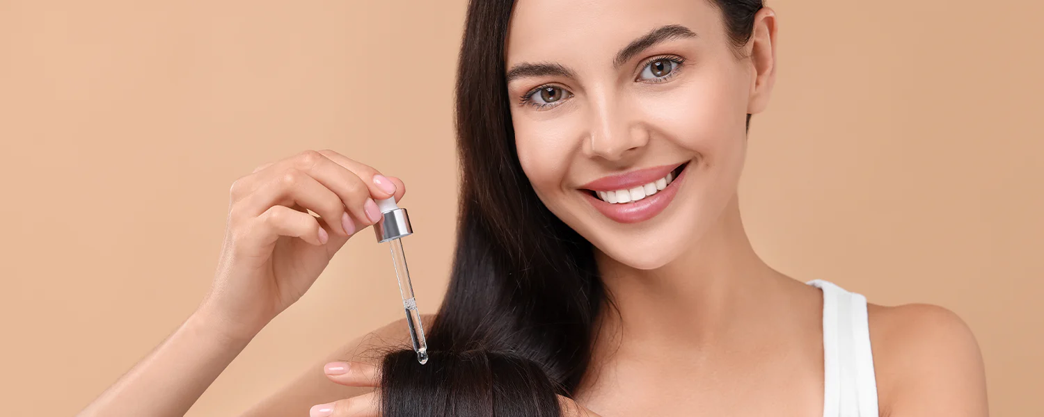 Revitalize your look with hair and face serum